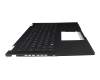 Teclado incl. topcase DE (alemán) negro/negro con retroiluminacion original para Asus ExpertBook B1 B1502CGA