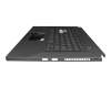 Teclado incl. topcase DE (alemán) negro/negro con retroiluminacion original para Asus FX516PC