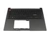 Teclado incl. topcase DE (alemán) negro/negro con retroiluminacion original para Asus VivoBook S 16X S5602ZA
