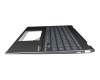 Teclado incl. topcase DE (alemán) negro/negro con retroiluminacion original para Asus ZenBook Flip S13 UX371EA