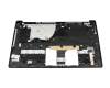 Teclado incl. topcase DE (alemán) negro/negro con retroiluminacion original para HP 15-fd1000