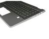 Teclado incl. topcase DE (alemán) negro/negro con retroiluminacion original para HP Pavilion x360 14-dh1000