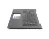 Teclado incl. topcase DE (alemán) negro/negro con retroiluminacion original para Lenovo IdeaPad 300s-14ISK (80Q4)