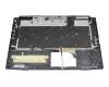 Teclado incl. topcase DE (alemán) negro/negro con retroiluminacion original para MSI GF76 11UCX/11UC/11UCK (MS-17L2)