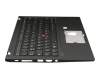 Teclado incl. topcase DE (alemán) negro/negro con retroiluminacion y mouse stick original para Lenovo ThinkPad X1 Carbon 7th Gen (20R1/20R2)