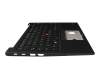 Teclado incl. topcase DE (alemán) negro/negro con retroiluminacion y mouse stick original para Lenovo ThinkPad X1 Carbon G10 (21CB)