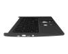 Teclado incl. topcase DE (alemán) negro/negro original para Acer Chromebook 314 (C933LT)