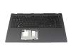 Teclado incl. topcase DE (alemán) negro/negro original para Acer Extensa 15 (EX215-32)