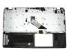 Teclado incl. topcase DE (alemán) negro/negro original para Acer Extensa 2519