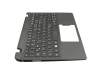 Teclado incl. topcase DE (alemán) negro/negro original para Acer TravelMate B1 (TMB116-MP)
