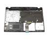 Teclado incl. topcase DE (alemán) negro/negro original para Acer TravelMate P2 (P257-MG)