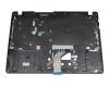 Teclado incl. topcase DE (alemán) negro/negro original para Acer TravelMate P2 (TMP214-53)