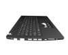 Teclado incl. topcase DE (alemán) negro/negro original para Acer TravelMate P2 (TMP214-53)