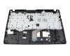 Teclado incl. topcase DE (alemán) negro/negro original para Acer TravelMate P2 (TMP215-41)