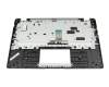 Teclado incl. topcase DE (alemán) negro/negro original para Asus E410MA