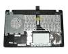 Teclado incl. topcase DE (alemán) negro/negro original para Asus F550VB