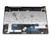 Teclado incl. topcase DE (alemán) negro/negro original para HP 15-dw0000