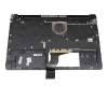 Teclado incl. topcase DE (alemán) negro/negro original para HP 15-f200