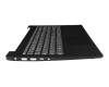 Teclado incl. topcase DE (alemán) negro/negro original para Lenovo V15 G4 ABP (83CR)