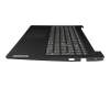 Teclado incl. topcase DE (alemán) negro/negro original para Lenovo V15 G4 AMN (82YU)