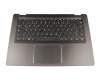 Teclado incl. topcase DE (alemán) negro/negro original para Lenovo Yoga 510-14AST (80S9)