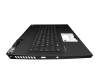 Teclado incl. topcase DE (alemán) negro/negro original para MSI GP76 10UE/10UG/10UH (MS-17K2)