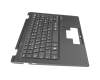 Teclado incl. topcase DE (alemán) negro/negro original para Medion Akoya E3223 (YS13G)