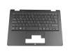 Teclado incl. topcase DE (alemán) negro/negro original para Medion Akoya E3224 (YS13G)