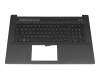Teclado incl. topcase DE (alemán) negro/negro para HP 17-cp0000