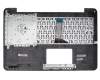 Teclado incl. topcase DE (alemán) negro/oro original para Asus X555QG