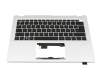 Teclado incl. topcase DE (alemán) negro/plateado con retroiluminacion original para Acer Swift Go (SFG14-71)