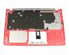Teclado incl. topcase DE (alemán) negro/plateado con retroiluminacion original para Asus VivoBook S15 X530UA