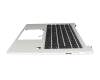 Teclado incl. topcase DE (alemán) negro/plateado con retroiluminacion original para HP EliteBook 840 G10