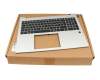 Teclado incl. topcase DE (alemán) negro/plateado con retroiluminacion original para HP EliteBook 860 G11