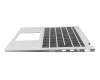 Teclado incl. topcase DE (alemán) negro/plateado con retroiluminacion original para HP EliteBook x360 1030 G3