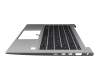 Teclado incl. topcase DE (alemán) negro/plateado con retroiluminacion original para HP ZBook Firefly 14 G7