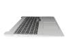 Teclado incl. topcase DE (alemán) negro/plateado con retroiluminacion original para Lenovo IdeaPad 5 Pro 16ARH7 (82SN)