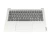 Teclado incl. topcase DE (alemán) negro/plateado con retroiluminacion original para Lenovo Yoga Slim 7 Pro-14IHU5 (82NC)