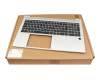Teclado incl. topcase DE (alemán) negro/plateado con retroiluminacion y mouse stick original para HP EliteBook 850 G8