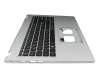 Teclado incl. topcase DE (alemán) negro/plateado original para Acer Aspire 3 (A315-24P)