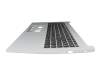 Teclado incl. topcase DE (alemán) negro/plateado original para Acer Aspire 3 (A315-33)