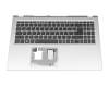 Teclado incl. topcase DE (alemán) negro/plateado original para Acer Aspire 3 (A315-58)
