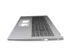 Teclado incl. topcase DE (alemán) negro/plateado original para Acer Aspire 3 (A315-59G)
