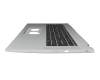Teclado incl. topcase DE (alemán) negro/plateado original para Acer Aspire 3 (A317-54G)