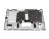 Teclado incl. topcase DE (alemán) negro/plateado original para Acer Aspire 5 (A514-54)