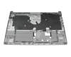 Teclado incl. topcase DE (alemán) negro/plateado original para Acer Aspire 5 (A515-55G)