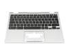 Teclado incl. topcase DE (alemán) negro/plateado original para Acer Chromebook Spin 11 (CP311-2HN)