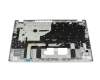 Teclado incl. topcase DE (alemán) negro/plateado original para Acer Extensa 15 (EX215-57)
