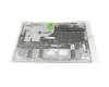 Teclado incl. topcase DE (alemán) negro/plateado original para Acer Extensa 15 (EX215-57)