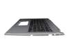 Teclado incl. topcase DE (alemán) negro/plateado original para Acer Spin 3 (SP314-21)